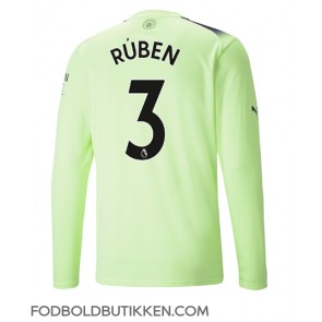 Manchester City Ruben Dias #3 Tredjetrøje 2022-23 Langærmet